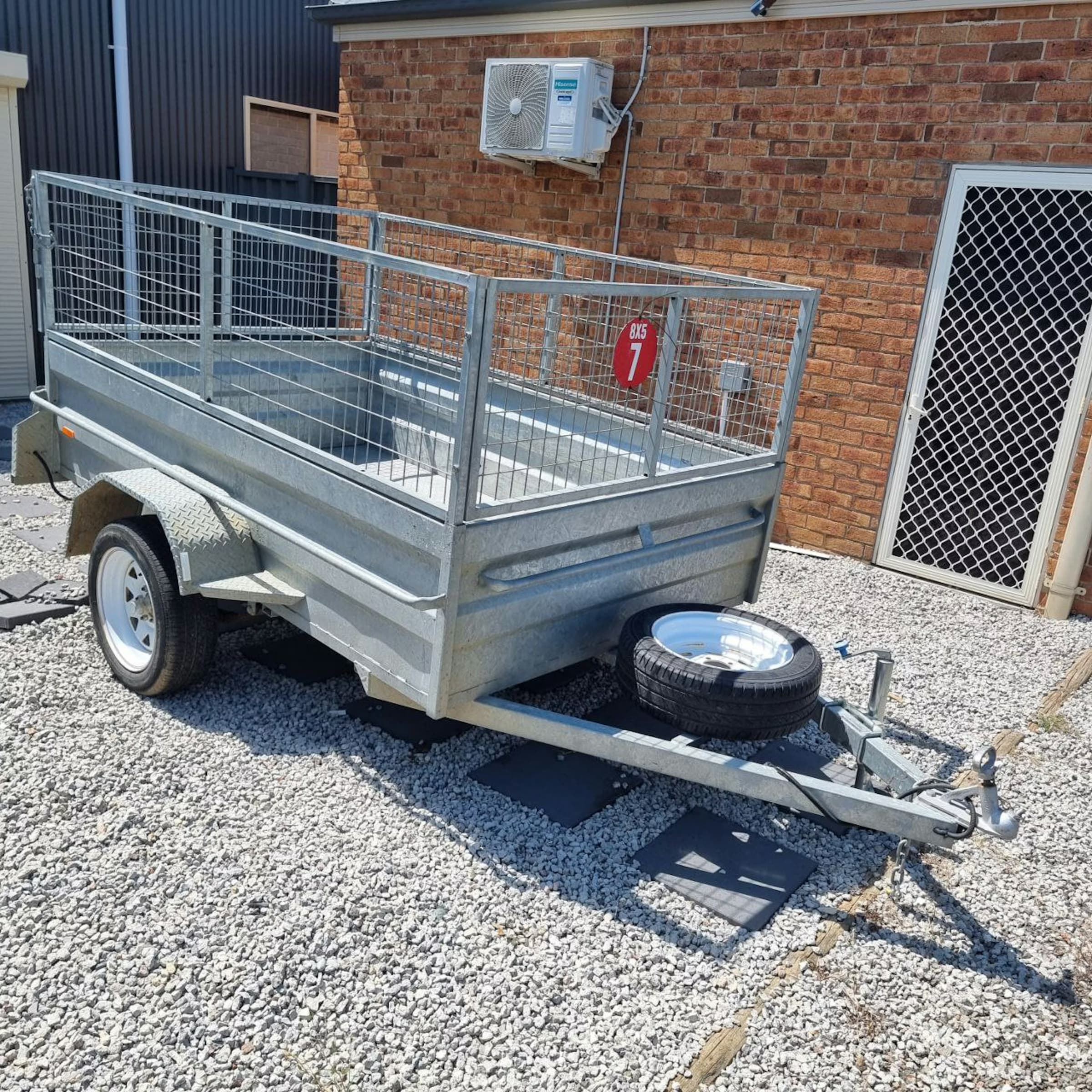 8x5 Cage Trailer (Low Cage)