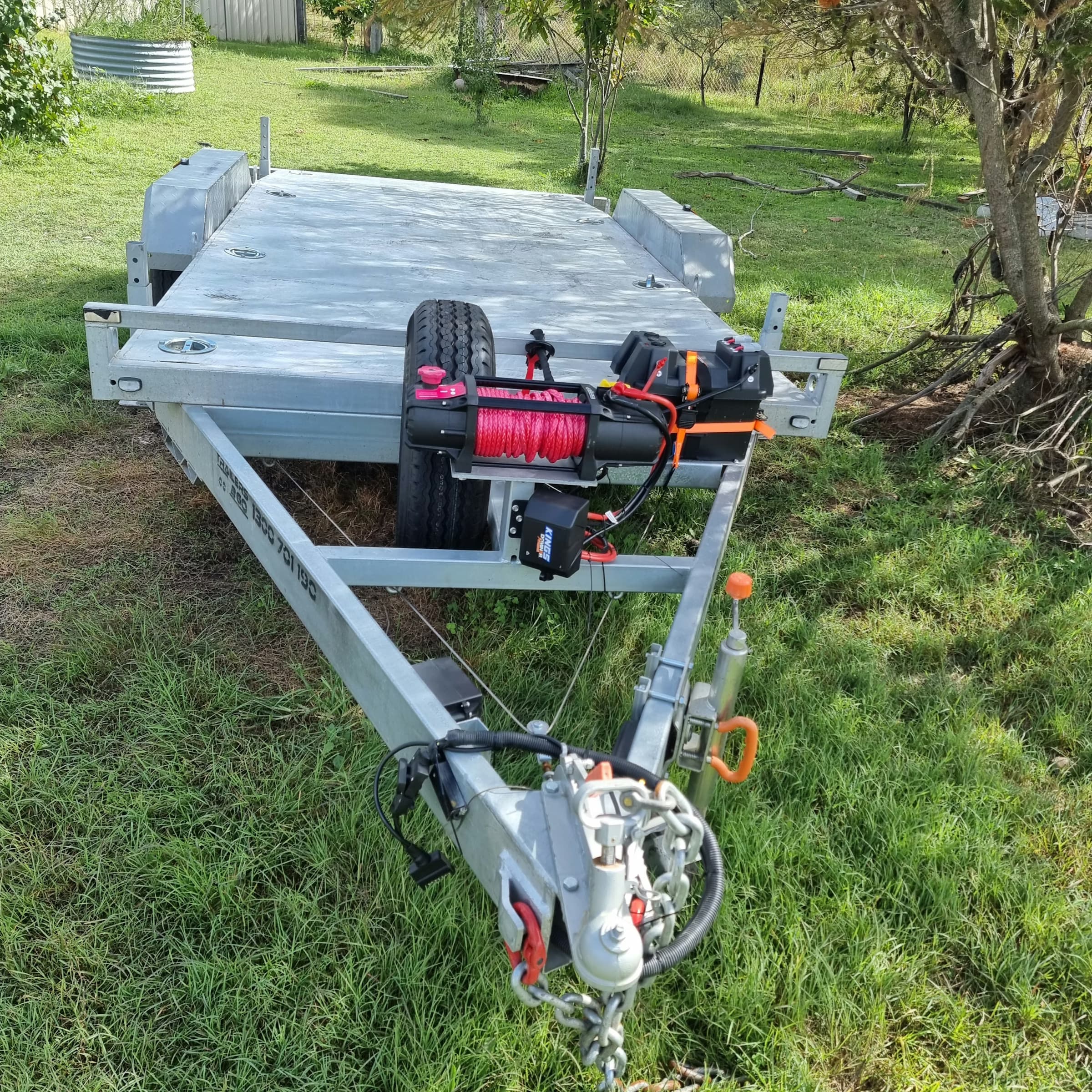 15x6.6 Car Trailer with Electric Winch (3.5T)