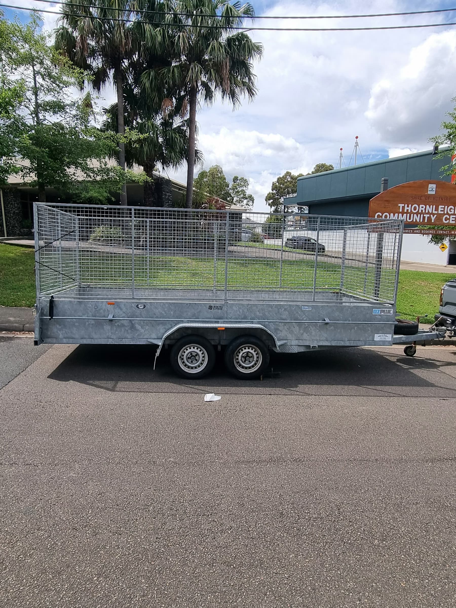16x6 High Cage Trailer