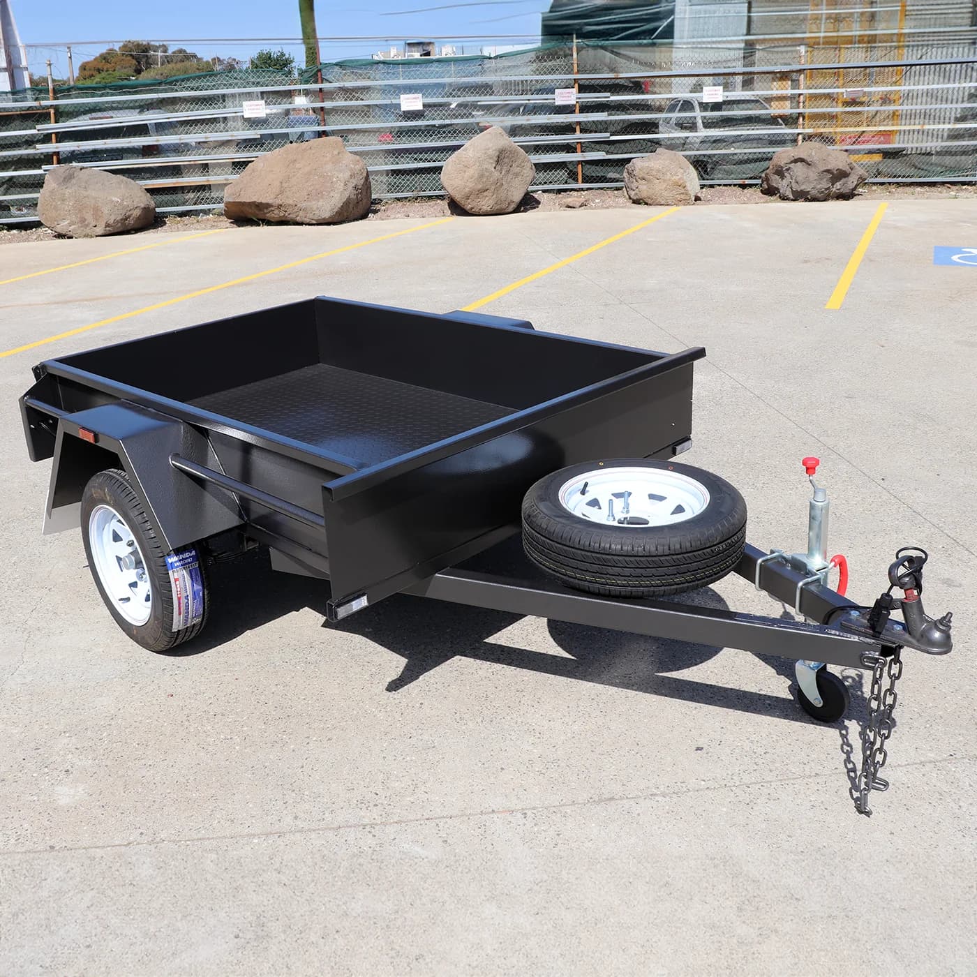 Clean 6x4 Box — Easy Tow — trailer hire Burleigh Heads QLD