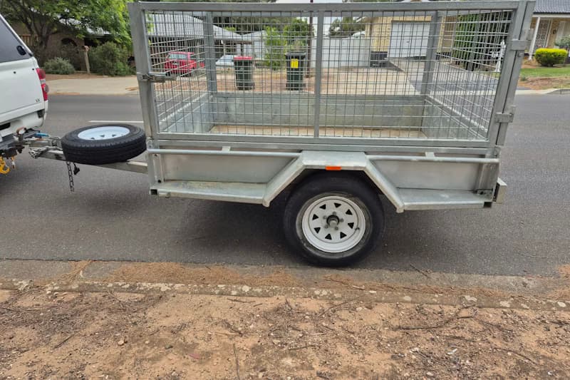 Sturdy 7x5 Cage Trailer — trailer hire Unanderra NSW