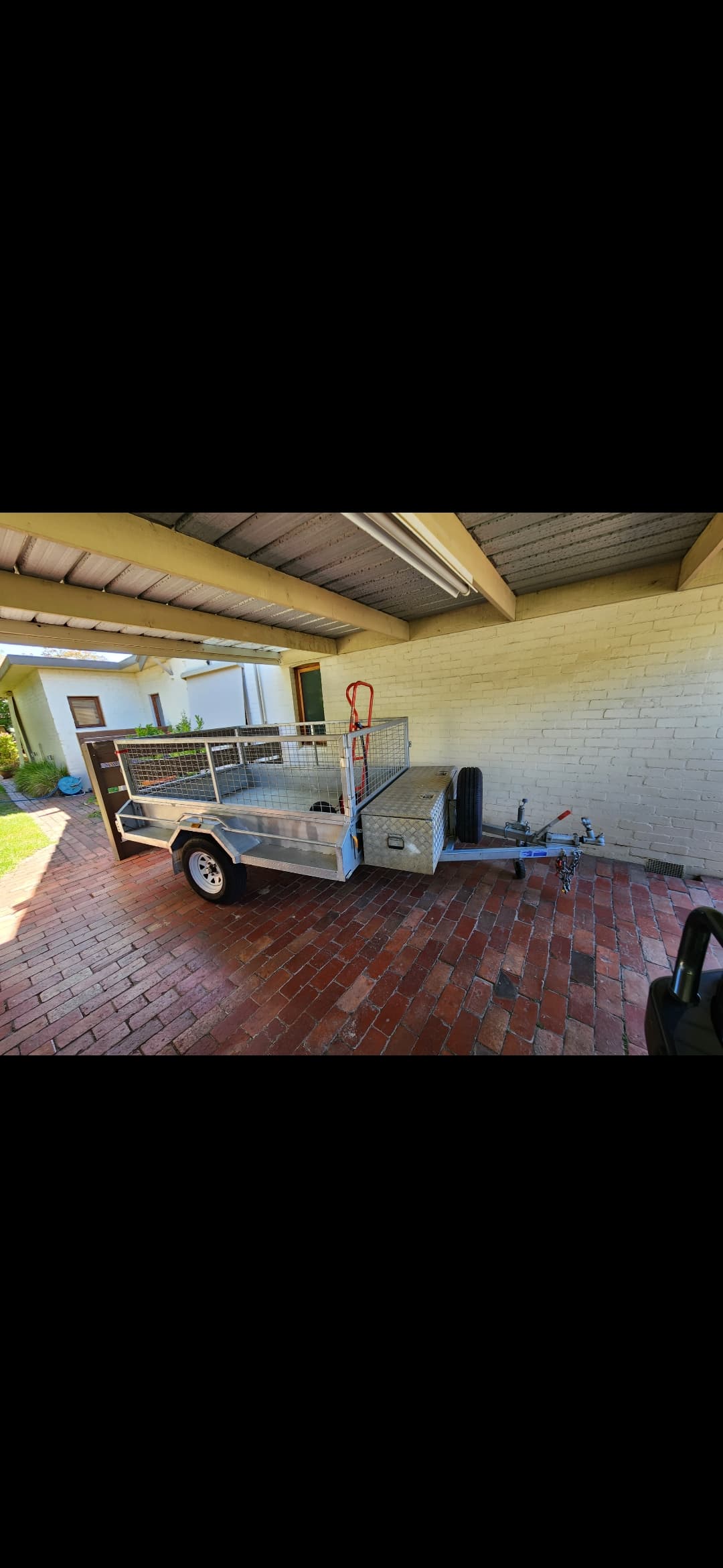 8x5, Cage trailer, single axle — trailer hire Malvern East