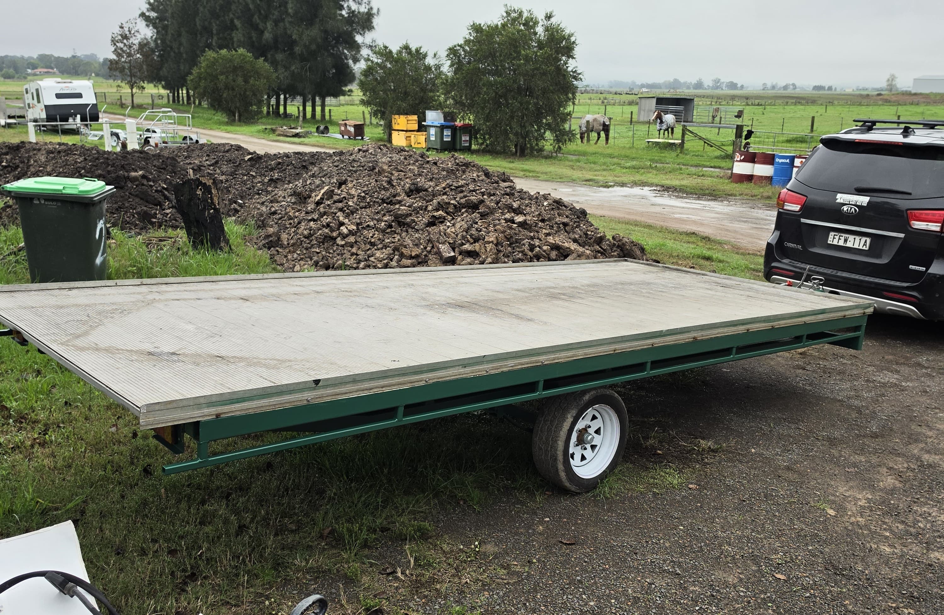 10x6 Flat-top Plant Trailer