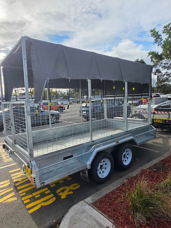 12x6 Big Box Cage Trailer