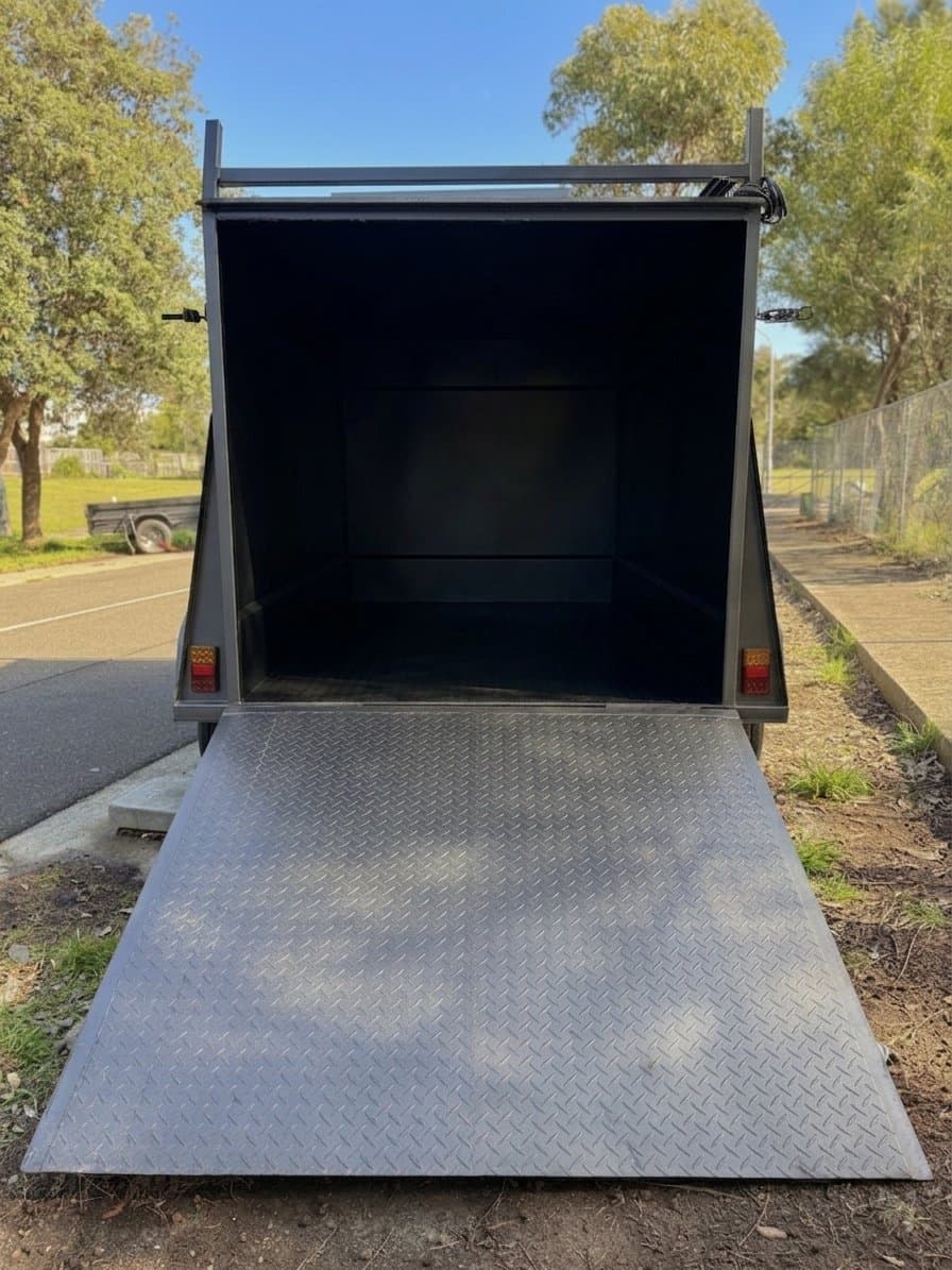 8x5 Enclosed Trailer (Dual Axle + Ramp) | 24/7 Self Service Hire