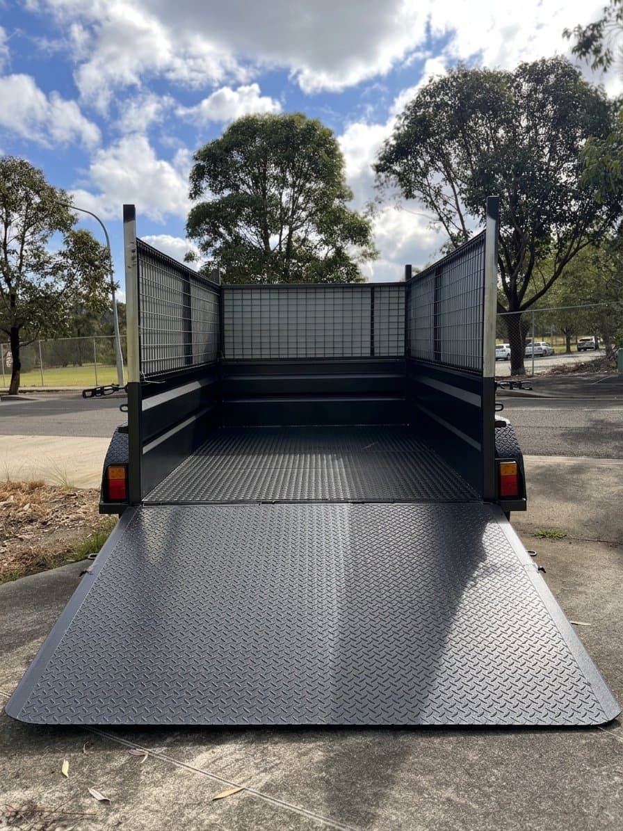 8x5 Caged Trailer (Dual Axle + Ramp) | 24/7 Self Service Hire