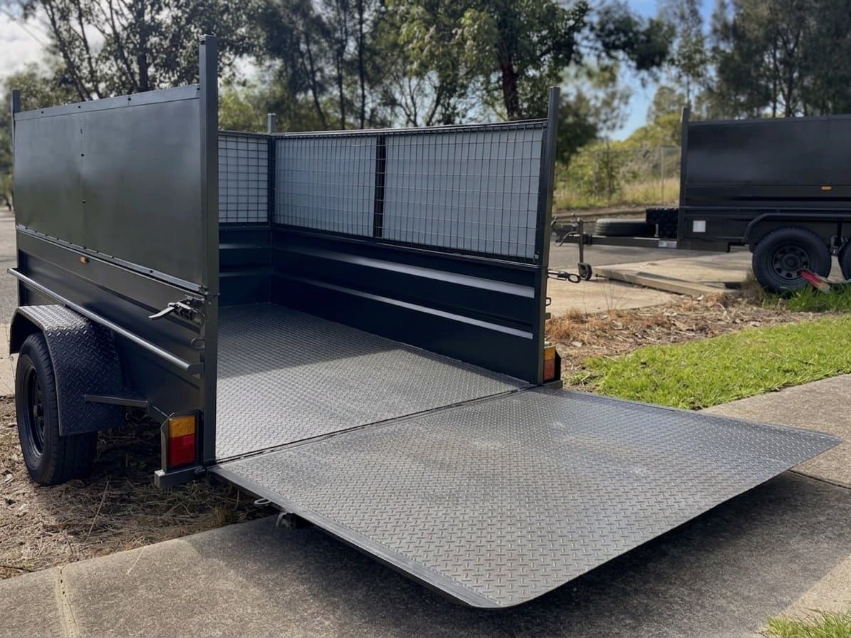 8x5 Caged Trailer (Single Axle + Ramp) | 24/7 Self Service Hire