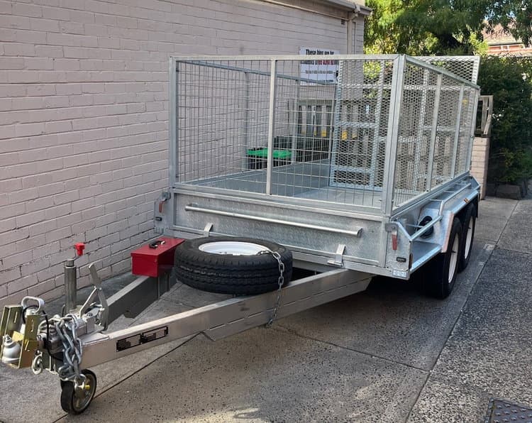 Large Cage Trailer - Heavy Duty (10x5 w/Ramps)