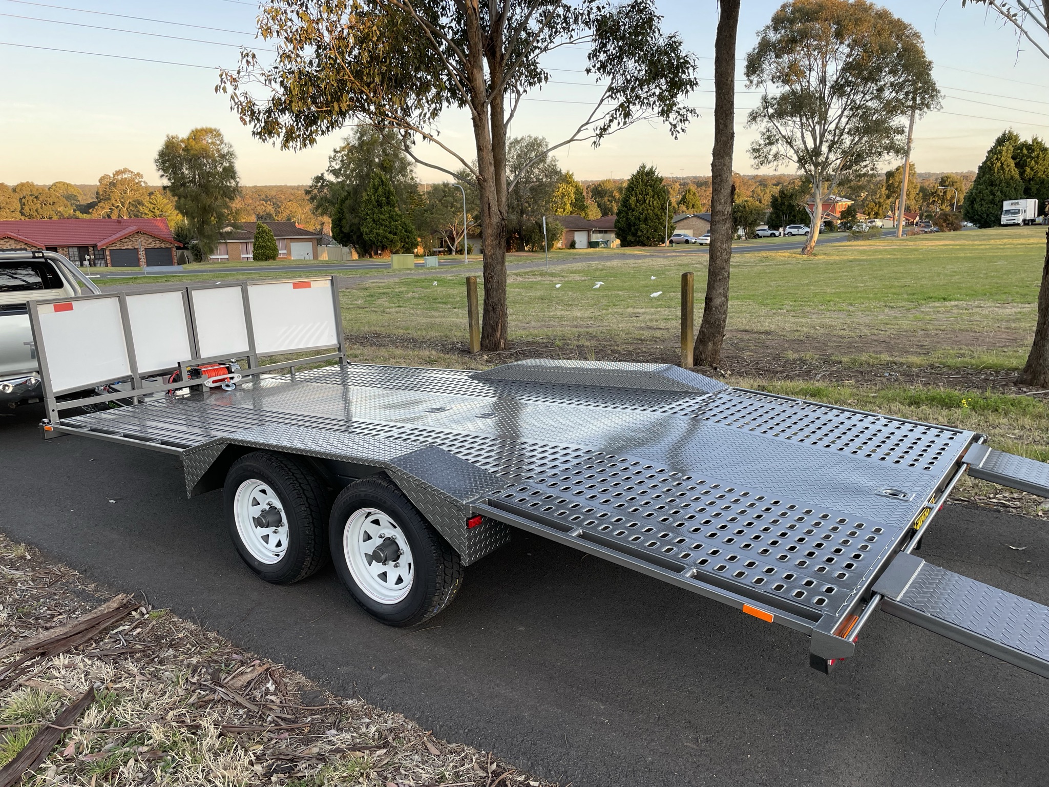Low-Loader Car Trailer — trailer hire Maitland NSW
