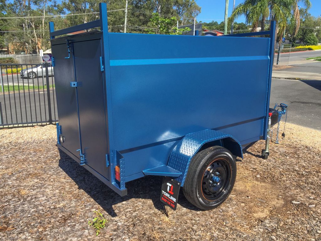 7x4 Enclosed Trailer — Lockable — trailer hire Hornsby NSW