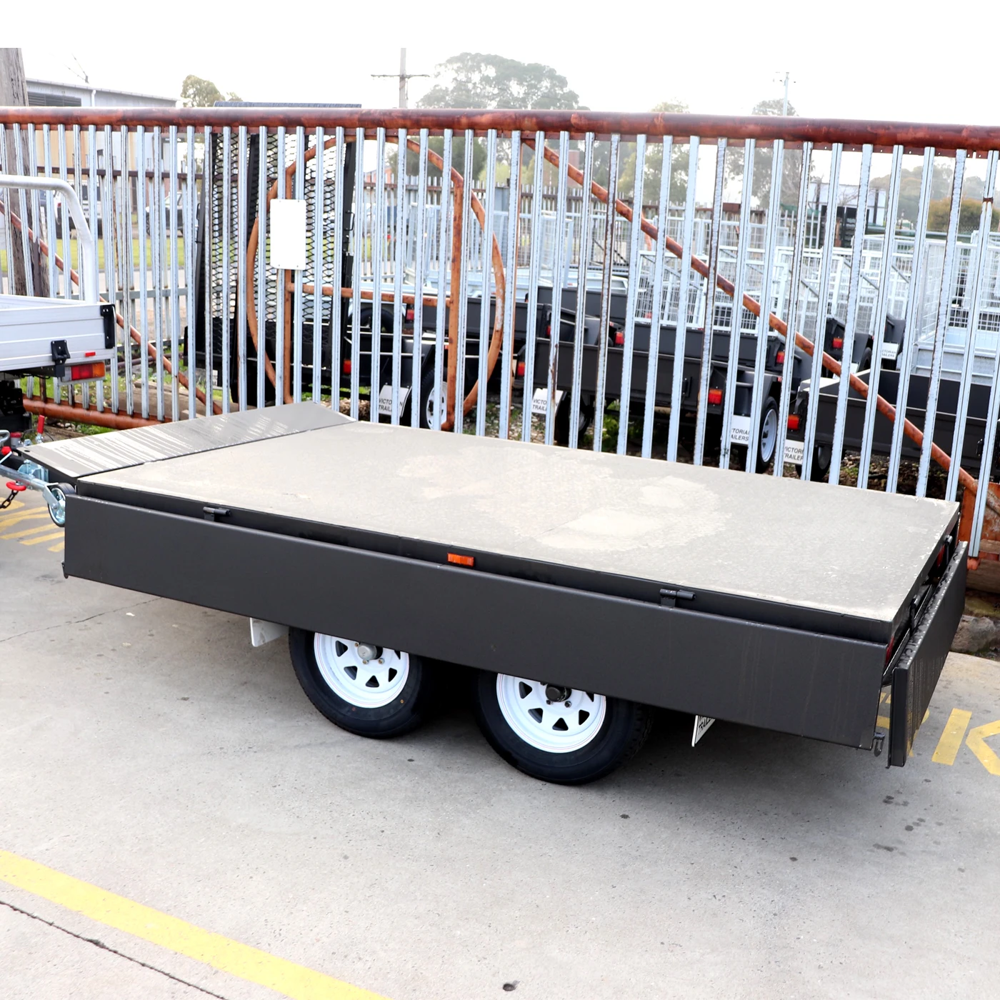 Flat-Top Trailer — Drop Sides — trailer hire Blacktown NSW