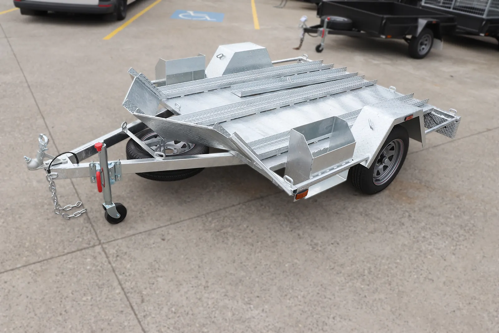 Motorbike Trailer — 2-Bike — trailer hire St Kilda VIC